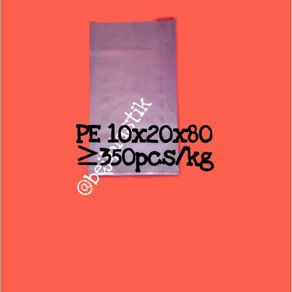 Plastik PE 10x20 Plastik Kemasan Frozen Food Tebal 80 Micron Plastik Sealer Plastik Vacuum