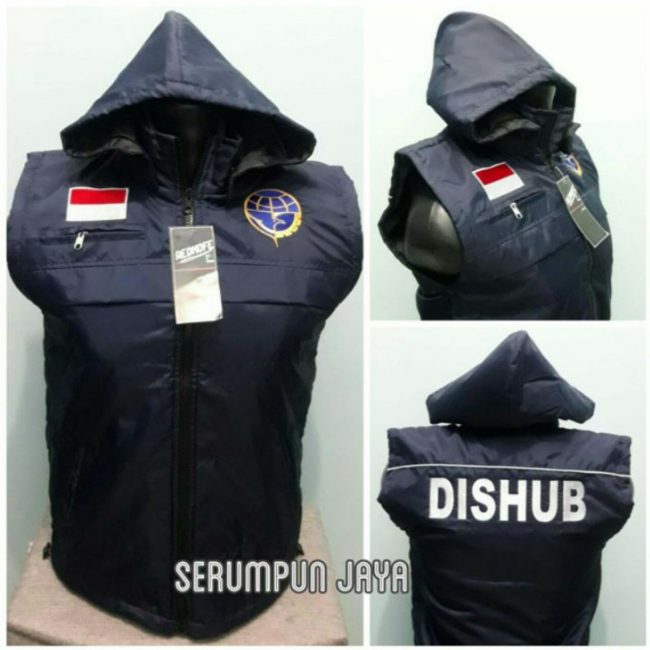 JAKET ROMPI DISHUB NAVY- JAKET ROMPI DISHUB ANTI AIR