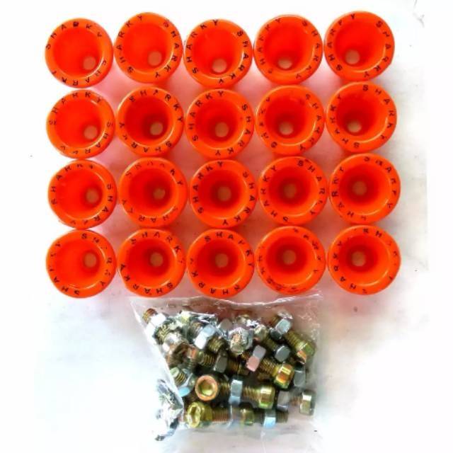 Ring Monel Sharky isi 20 Bahan Plastik+Mur Buat - Variasi Motor