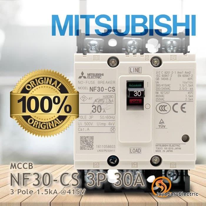Mccb Nfb Mitsubishi Nf30-Cs 3P 30A