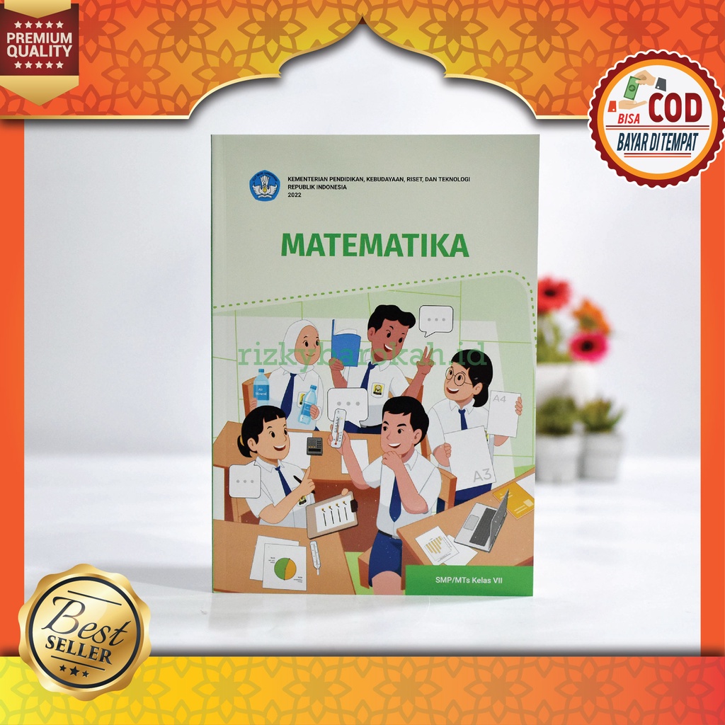 Buku Pelajaran Siswa SMP MTS Kelas 7 VII Mata Pelajaran Mapel Matematika MTK Kurikulum Merdeka Kurik