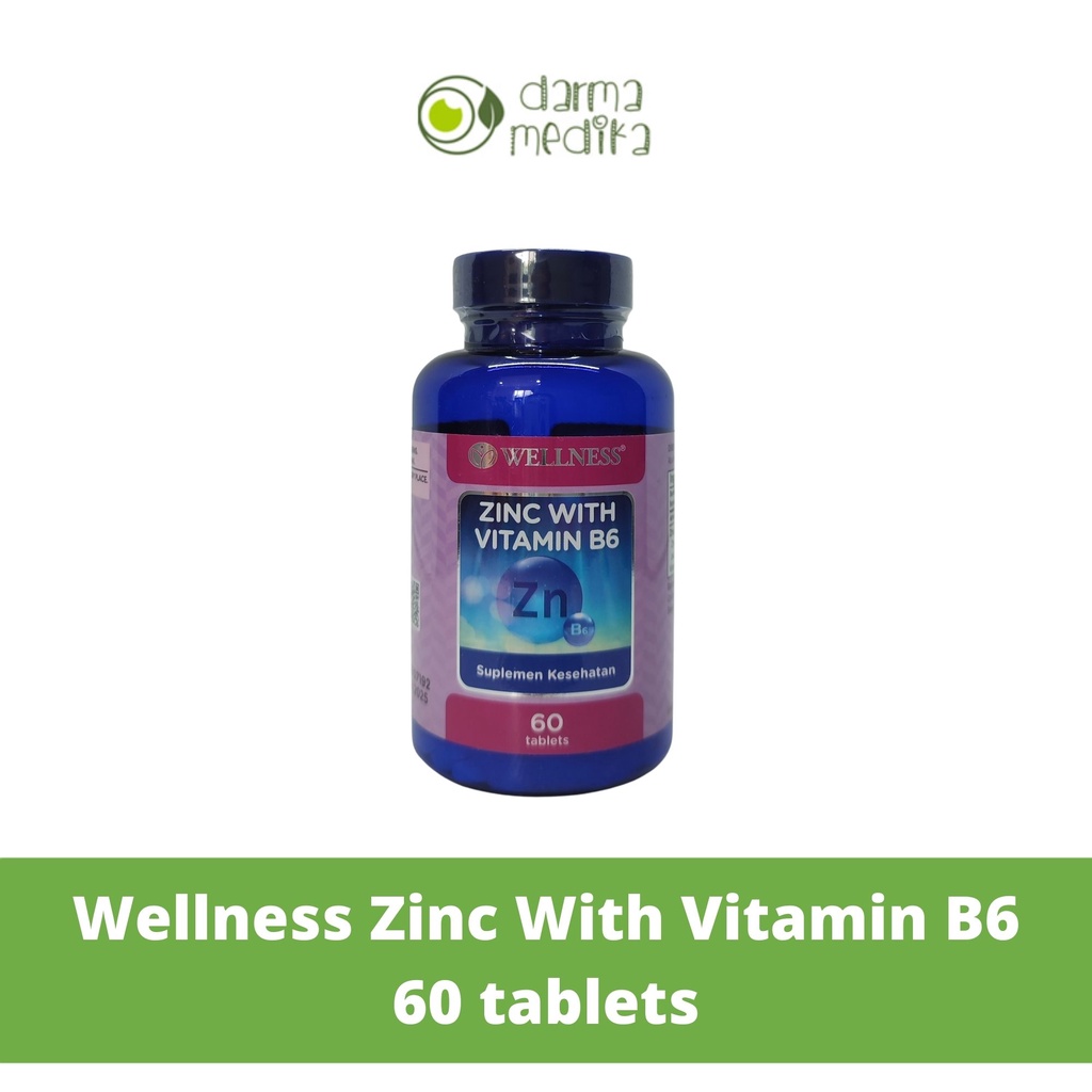 Wellness Zinc With Vitamin B6 isi 60tablet