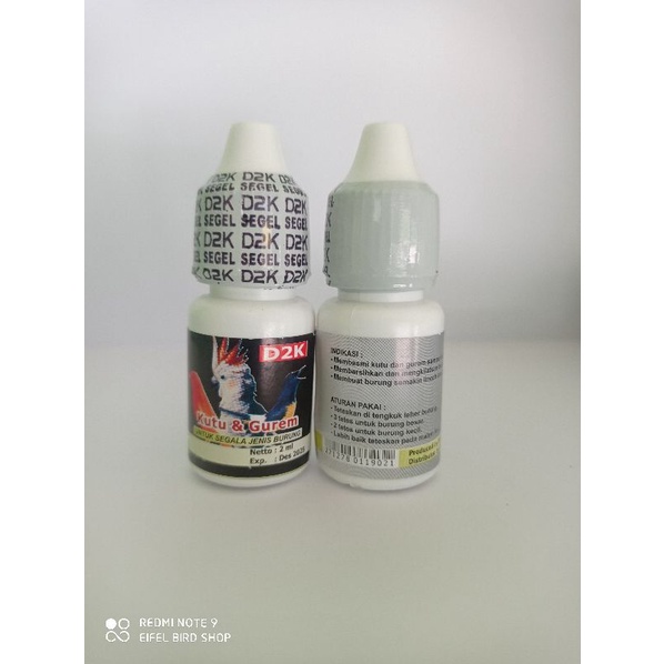D2K KUTU & GUREM 2ml obat burung