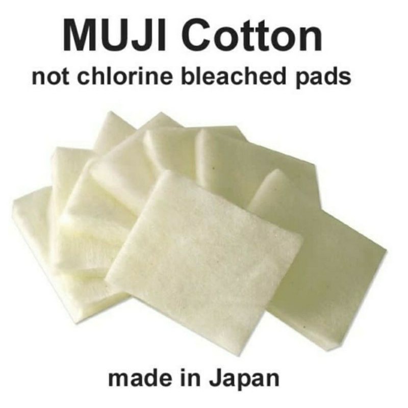 Kapas Muji Ecru organic isi 180 pad