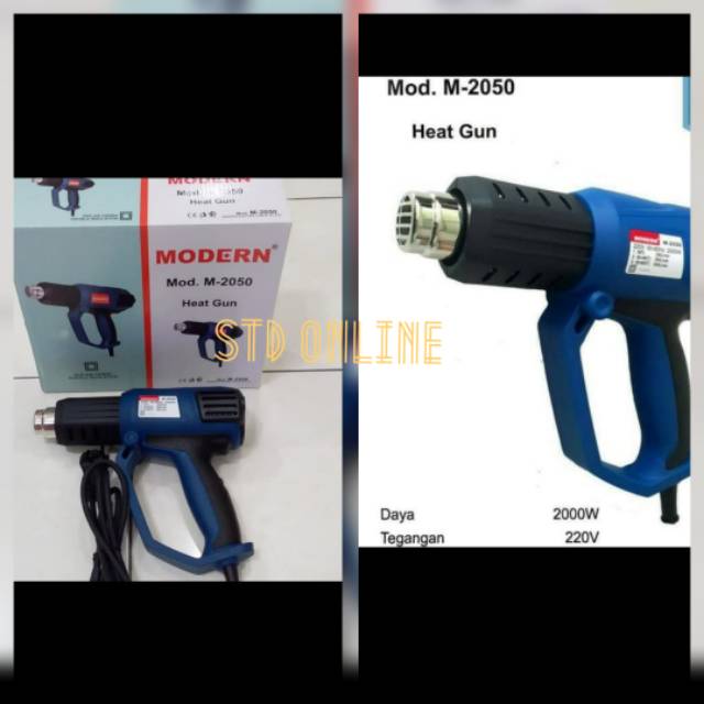 M2050 head gun modern mesin pemanas kaca film heat gun hot gun