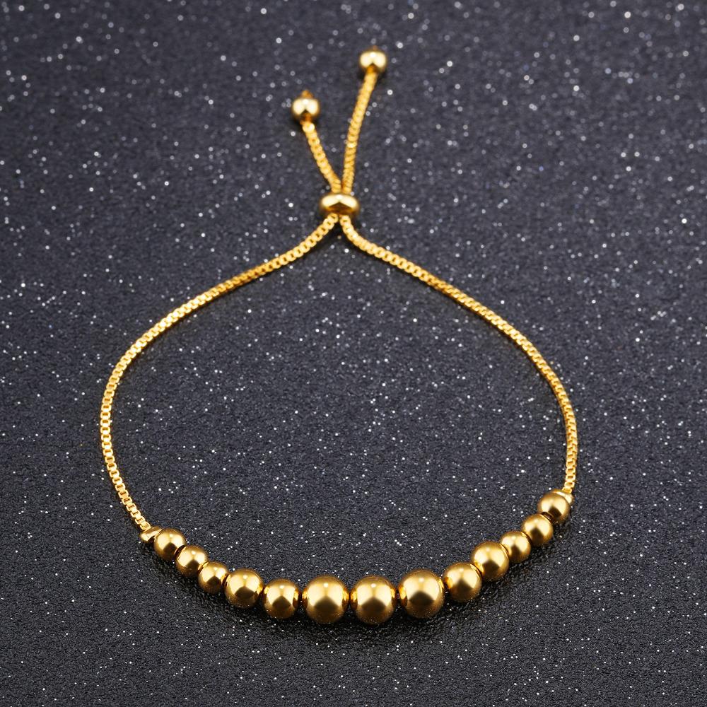 OLEVS Gelang manik manik untuk wanita emas resizable OLEVS Gelang manik manik untuk wanita emas resizable