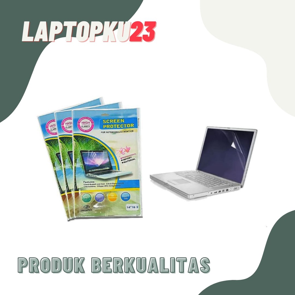 LCD SCREEN PROTECTOR NOTEBOOK / LCD MONITOR ANTI GORES 14