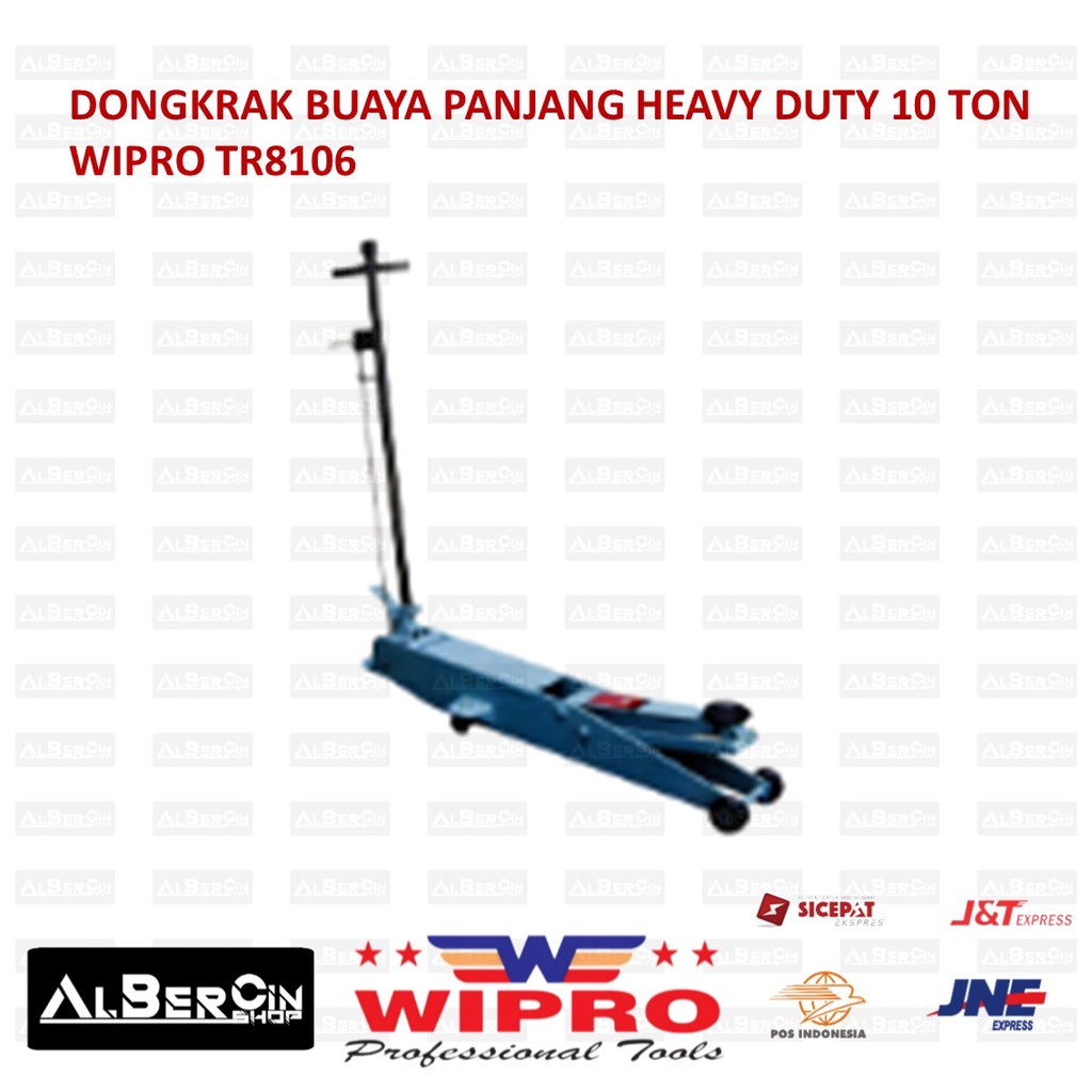 Dongkrak Buaya  Panjang Heavy Duty 10 Ton WIPRO TR8106