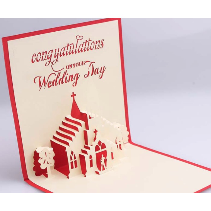 Kartu Ucapan Wedding Day Pernikahan Gift Card 3d 4d Kado Gift Hadiah Shopee Indonesia