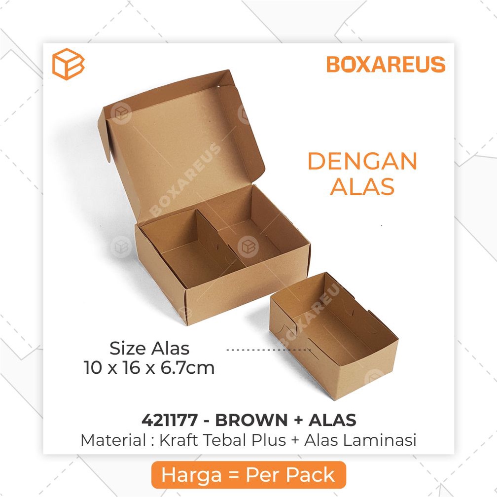 Packing Box, Dus Kemasan, Box Serbaguna, Dus | 421177 CAKE BOX PLUS TRAY (10pc)