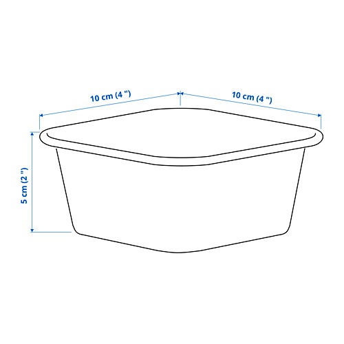 NOJIG Pengatur 10x10x5 cm plastik krem