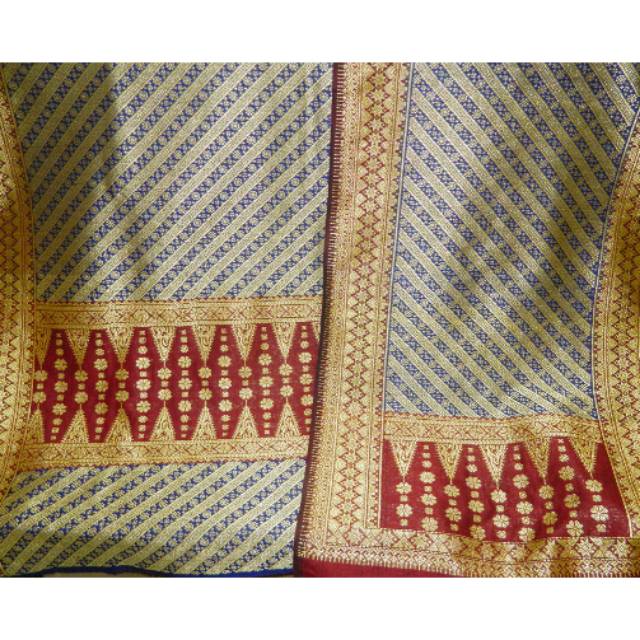 SONGKET PULIR BIRU PALEMBANG