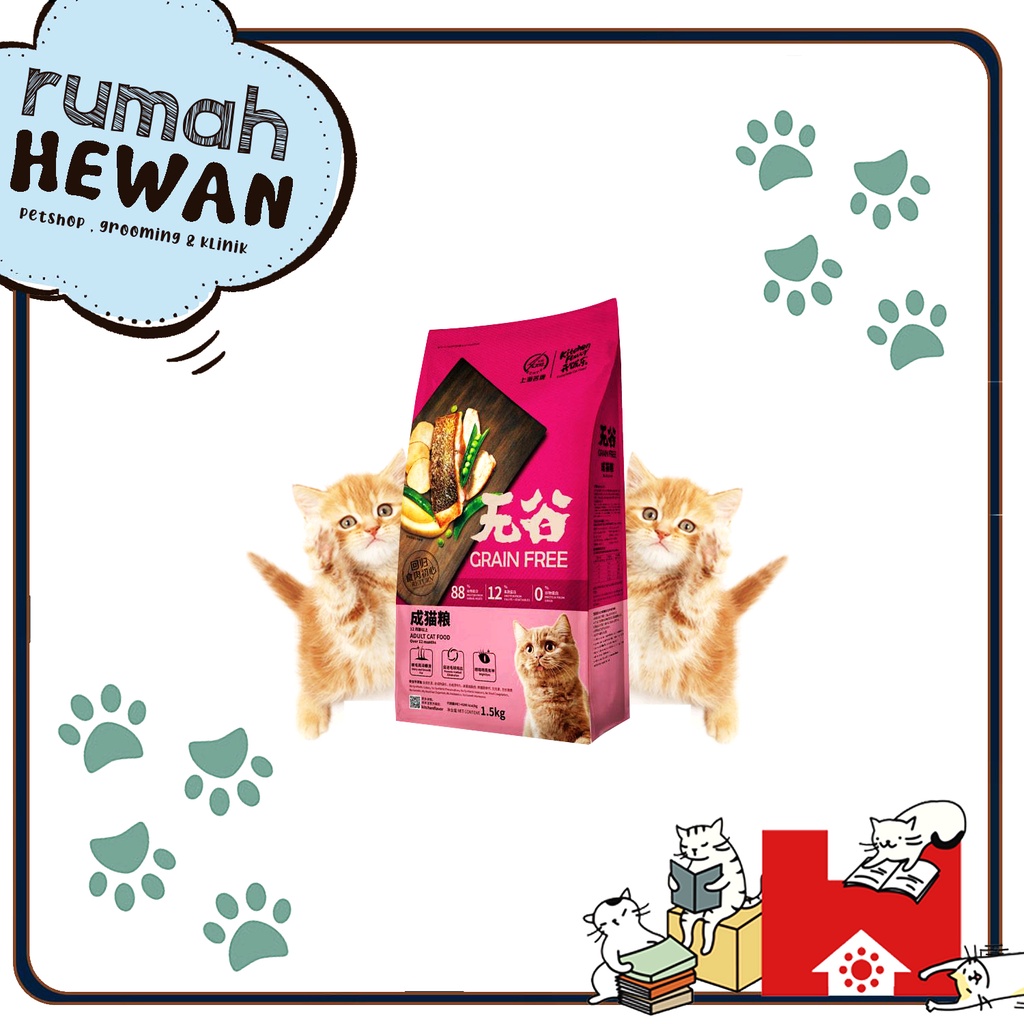 Kitchen Flavor Adult 1,5Kg Makanan Kucing kering Freshpack Flavor