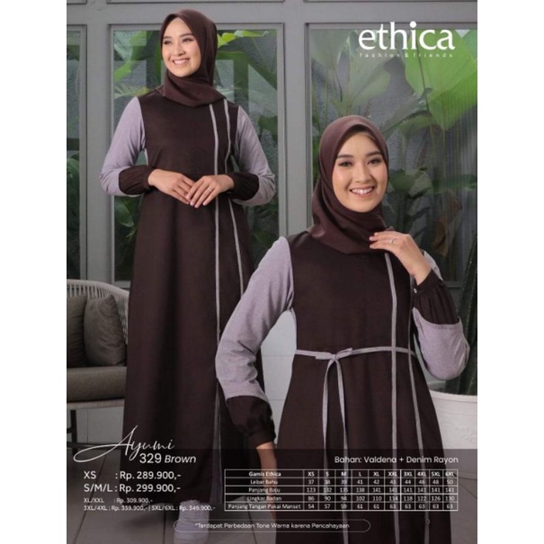 GAMIS MUSLIM "AYUMI 329" BY ETHICA