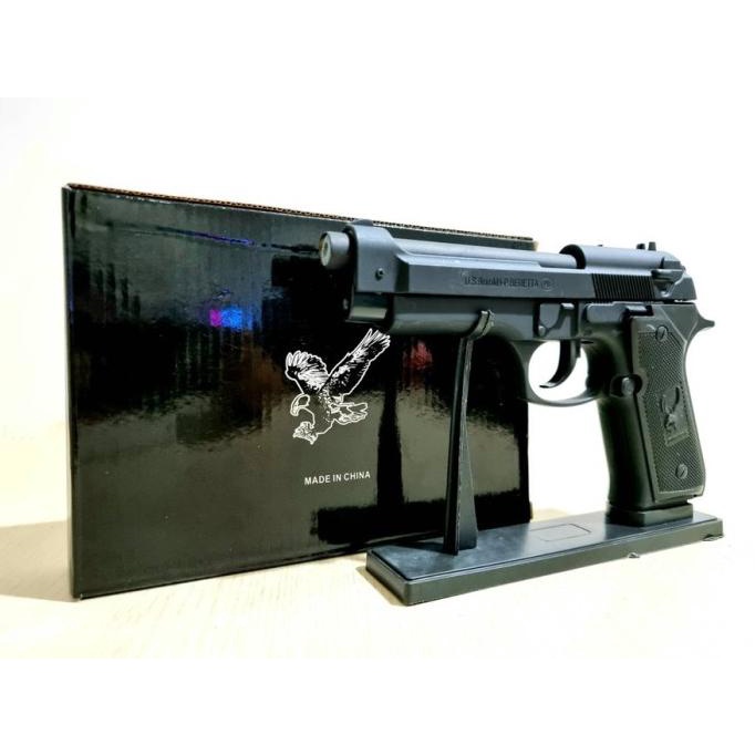 Korek Api Pistol 1:1 Pietro Beretta M9 Full Black