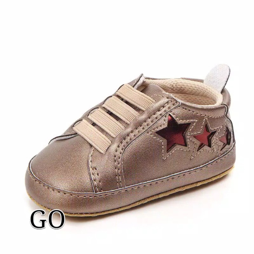 gos 2004 STAR OBEY Sepatu Anak Laki Sepatu Bayi Prewalker Shoes 0-18 bulan Import