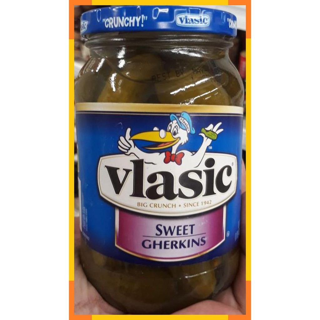 

Vlasic sweet gherkins 500 gram