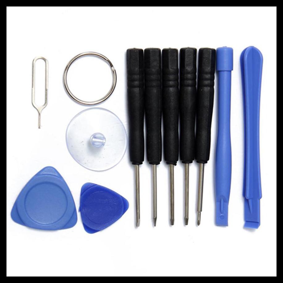 Alloet Peralatan Reparasi Smartphone 11 in 1 Repair Tools Set Alat Perbaikin W3011Black Grab Medan