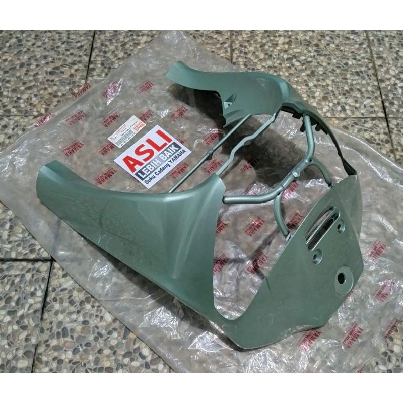 legshiled tameng depan Nouvo lele hijau tosca original Yamaha NOS