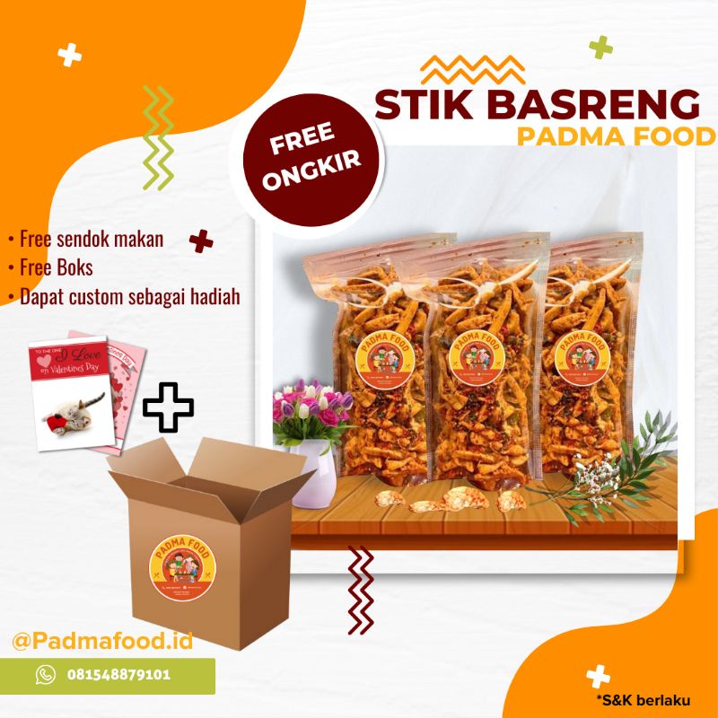 

STIK BASRENG/HAMPERS BASRENG/ CAMILAN/FREE ONGKIR/MURAH
