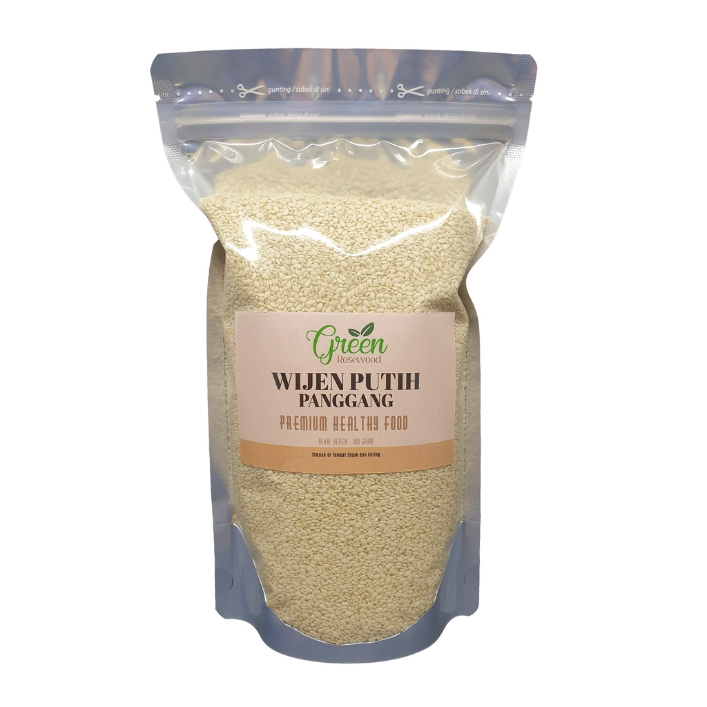 

WIJEN PUTIH 400 GR PREMIUM - WHITE SESAME SEED 400 GRAM
