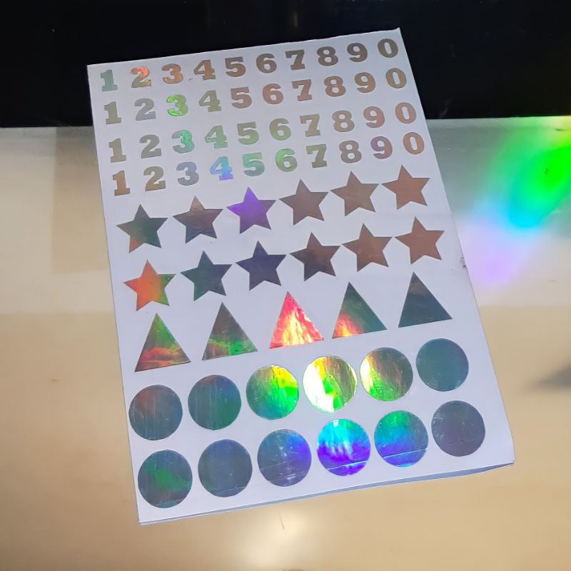 

Stickers Journalling Hologram / Sticker untuk Jurnal Hologram / sticker Hologram