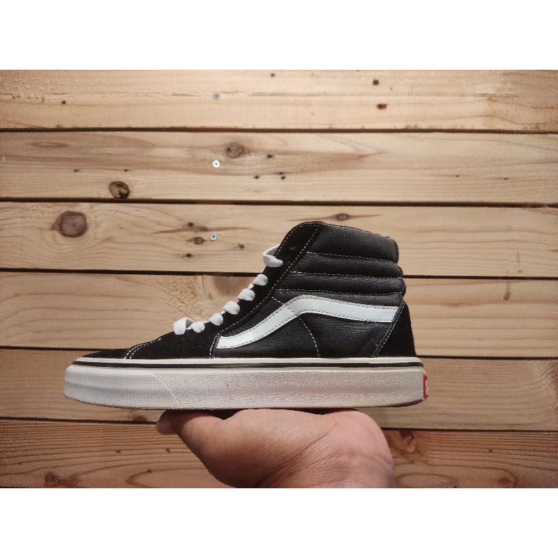 Sepatu Second/Bekas Vans SK8 Hi Black (Size 38)