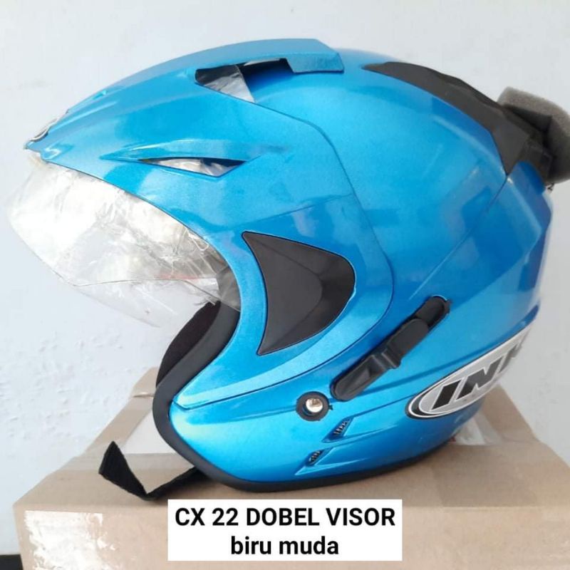 HELM INK  DOBLE VISOR KUALITAS TERBAIK DARI YG LAIN ORIGINAL FNK TERMURAH-4