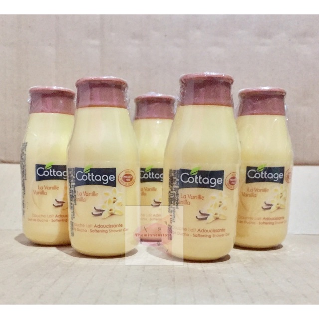 COTTAGE exfoliating shower gel Vanilla