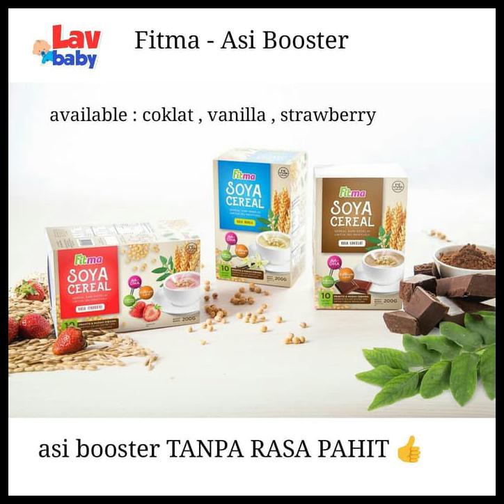 

Terjamin BOX - FITMA ASI Booster susu soya cereal pelancar asi ibu - Coklat