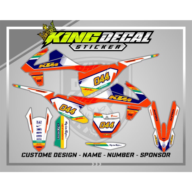 DECAL KTM 250 2017 DECAL KTM 250 SIXDAY DECAL KTM SIXDAY DECAL KTM 85