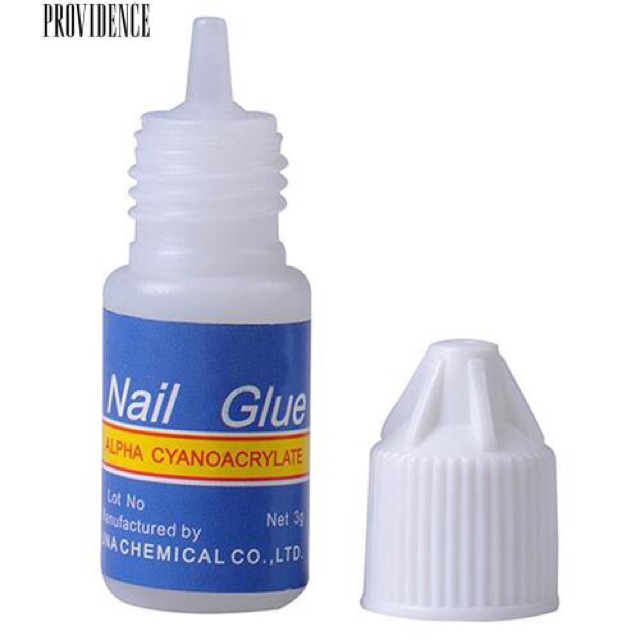 Lem kuku palsu per pcs 3g/lem profesional Acrylic nail art tips dekorasi manicure alat