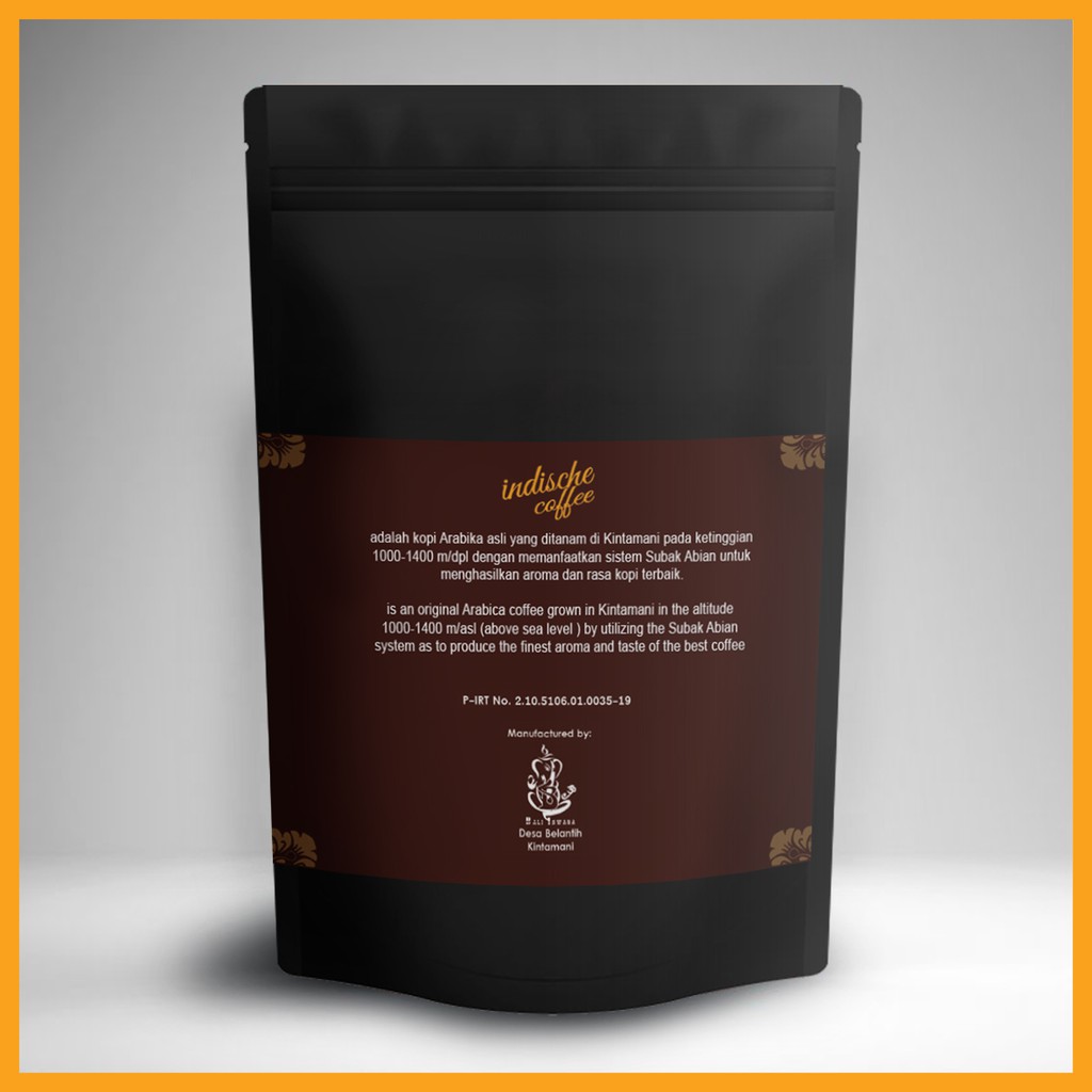 INDISCHE KOPI ARABIKA BALI KINTAMANI 250g ROASTED BEAN SANGRAI BIJI/BUBUK FRESH ROASTED-1