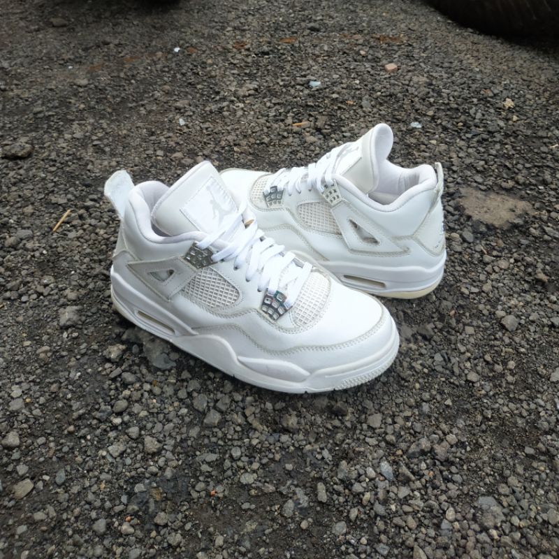 Jordan 4 pure white money
