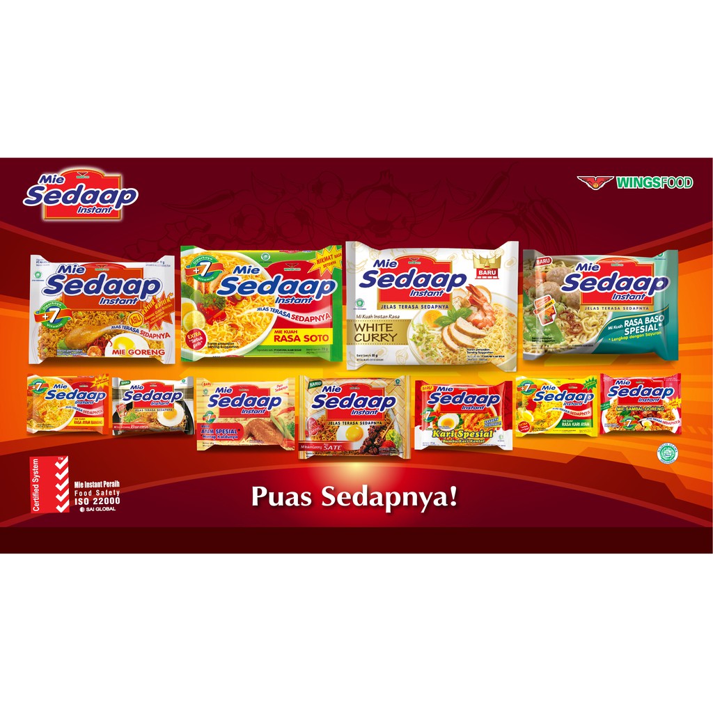

Mie Sedaap Berbagai Rasa