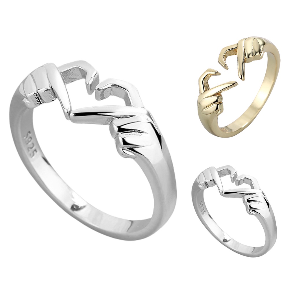 Hu Hu Hu Hu Hu Alat Bantu Pasang Kacamata♡ Cincin Bentuk Hati Model Terbuka Tahan Lama Untuk Wanita