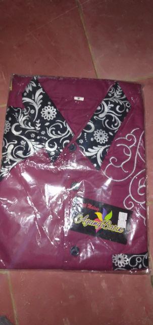 Hem Batik Sogan Bordir Moderen Termurah
