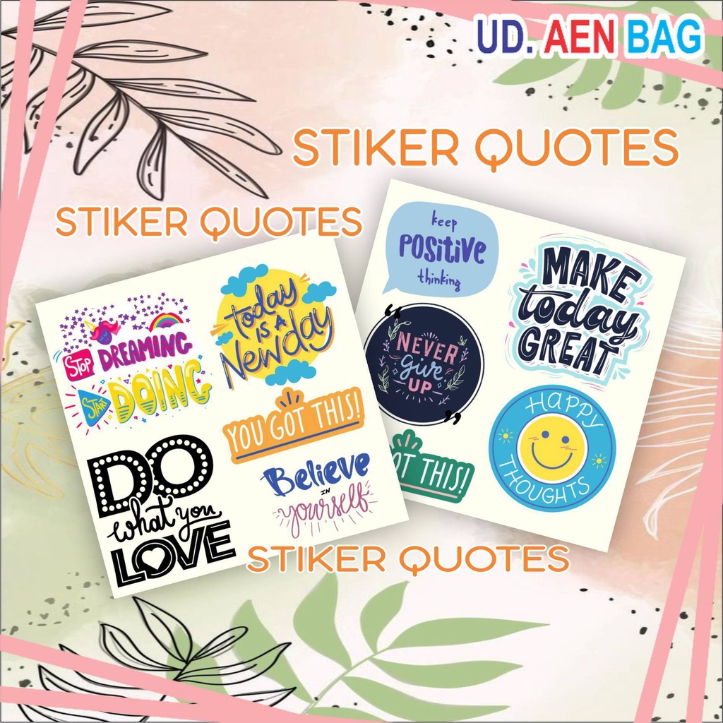 

Stiker Mini Pack Mini Quotes Tumblr Jurnal HP Planner di ISKSTORE