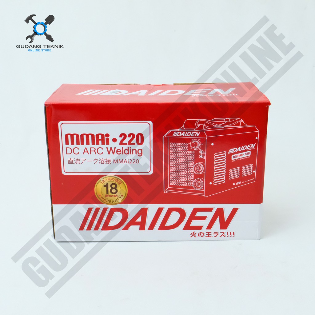 Mesin Las Listrik DAIDEN MMAi 220 - Travo Las Inverter Daiden MMAi220