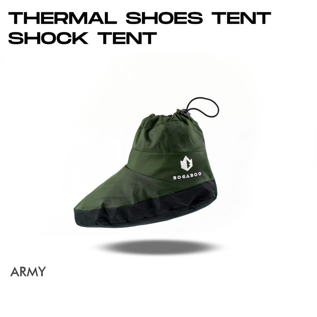 Bisa [COD] Thermal Shoes Tent Boot Bogaboo -  Sepatu Tenda Sarung Kaki Tenda - Shoes Tent Bogaboo