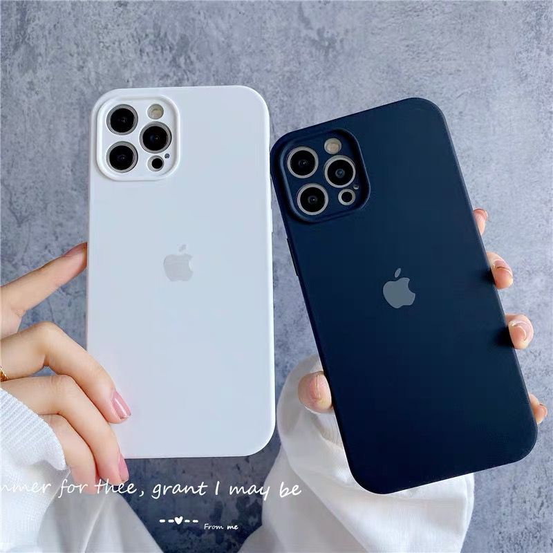 Silicone Rubber 1:1 Iphone 13 Promax 13 Pro 13 13 Mini Soft Silicone Case Rubber Anti Noda Kualitas Original + Protector Camera