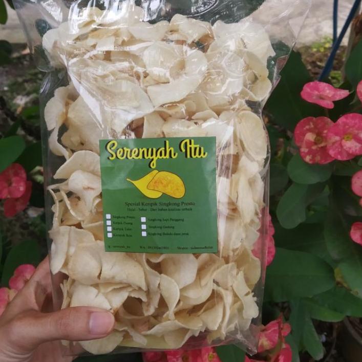 

KERIPIK SINGKONG RASA GADUNG 1KG(mentah)