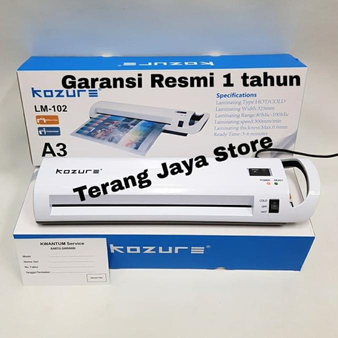 

Mesin Laminating Kozure Portable A3 LM 102