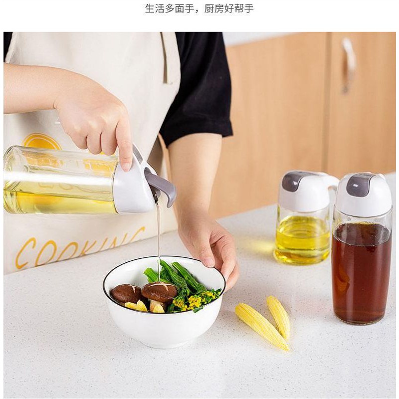 # HJ # Botol Minyak Kecap 630ml Kaca / Seasoning Bottle Oil Serbaguna 630ml Kaca