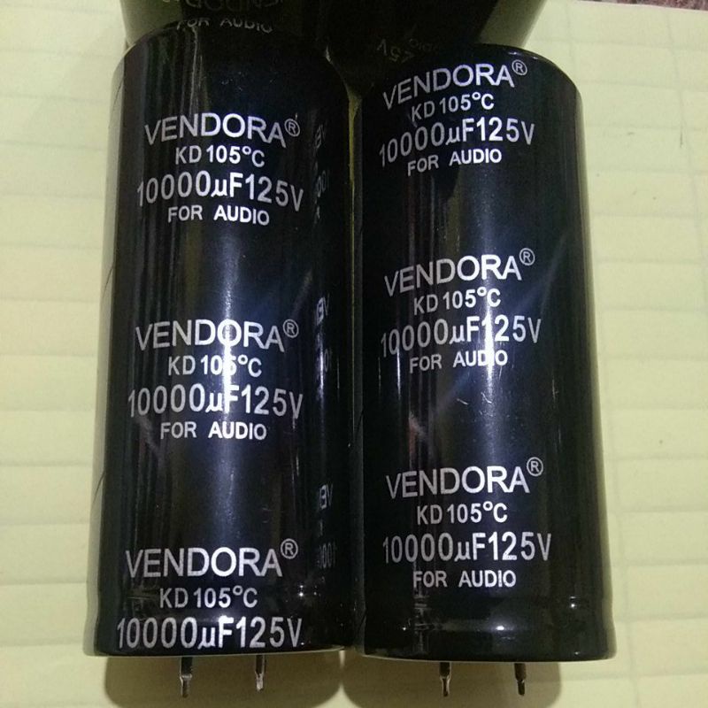 10000uf 125v Vendora real capacitor