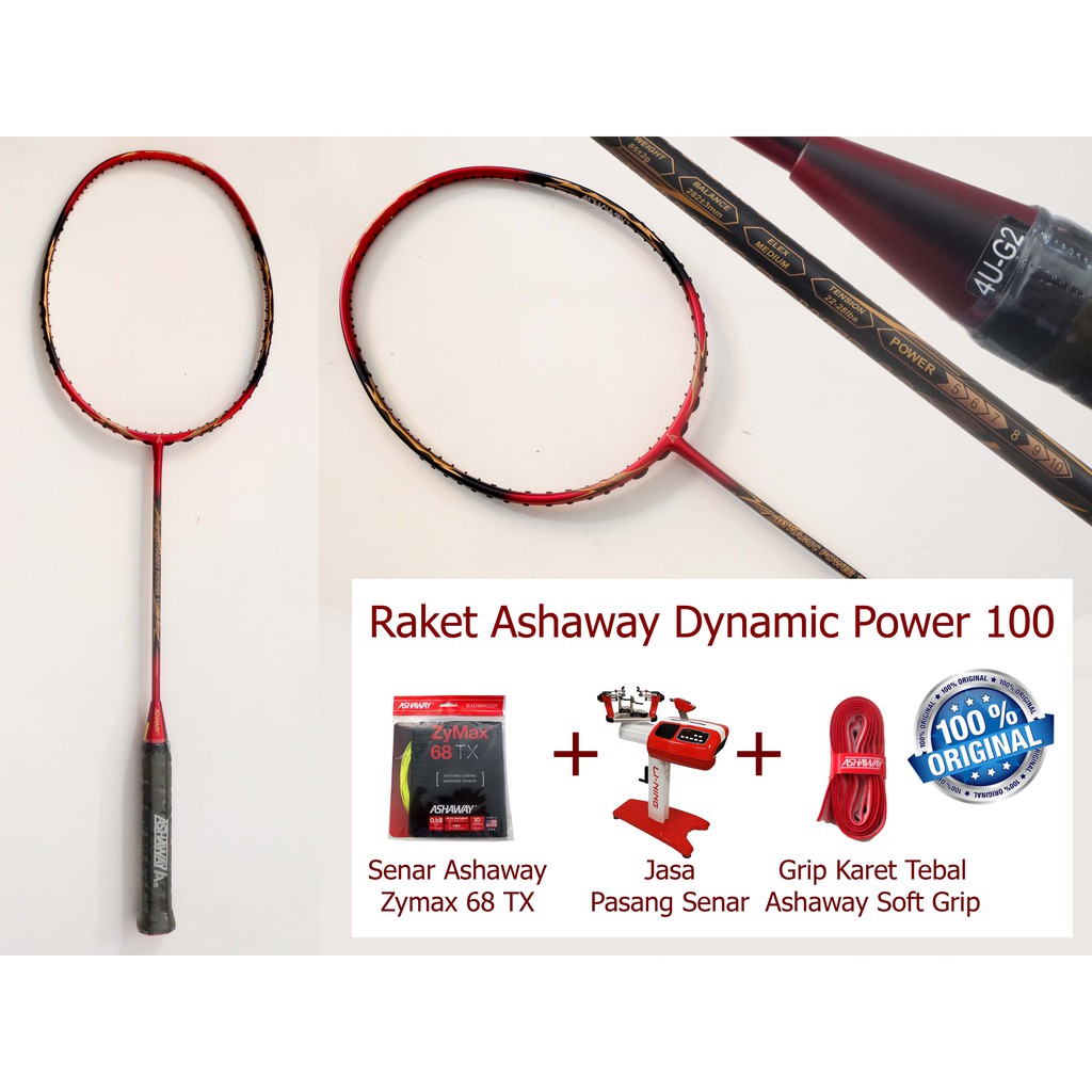 Raket Badminton Ashaway Dynamic Power 100