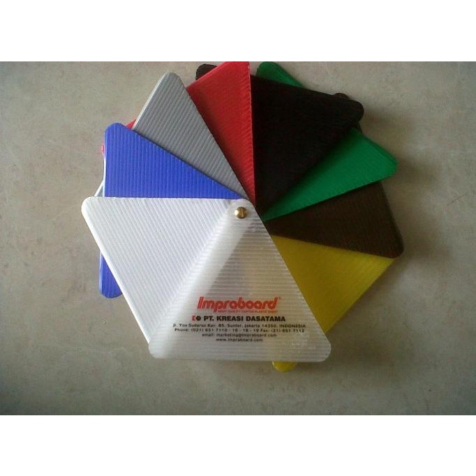 @#@#@#] Karton Plastik/Corrugated Board/PP-board 3mm 50x75 cm