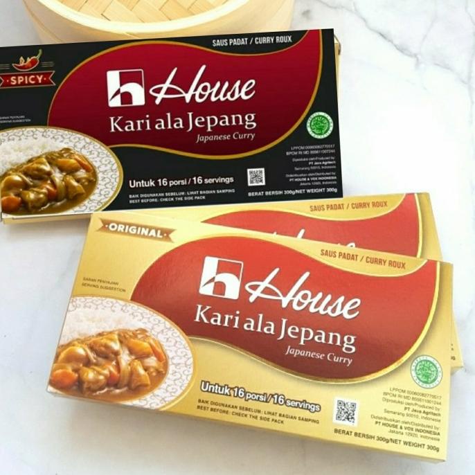 

Kari Ala Jepang House Curry 300gr Original / Spicy Pedas Halal