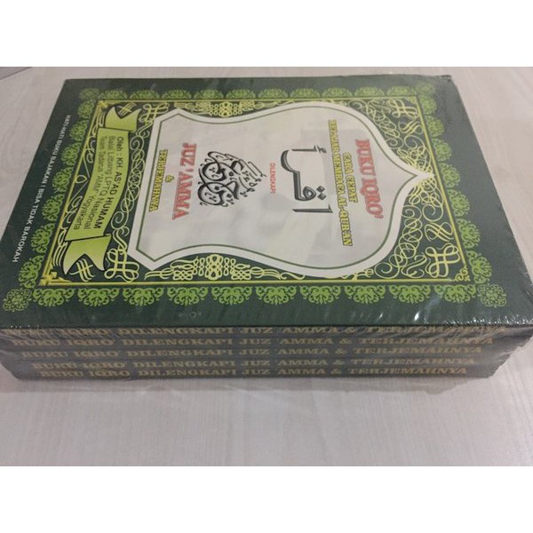 Promo Diskon Besar  Buku IQRO Bendel Besar Plus Juz Amma HVS - Buku Iqra - Buku Anak