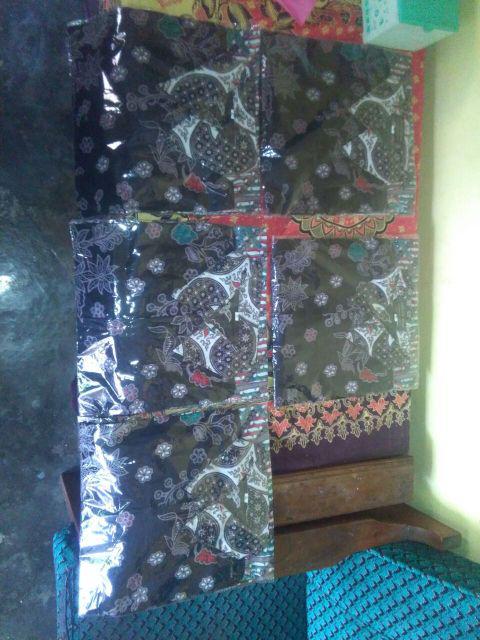 Kemeja Batik Jumbo Xxl Ori Hem Blarak Merah Arta Batik Seragam Kerja Kantor Baju Pria Pria